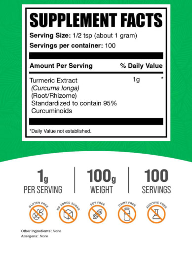 Turmeric Extract (95% Curcuminoids)