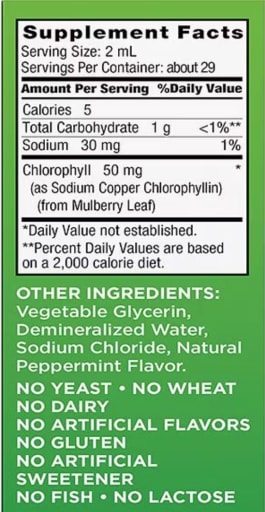 Liquid Chlorophyll (Peppermint)