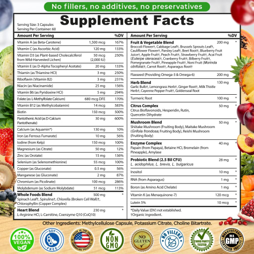 Whole Food Multivitamin Plus with Iron