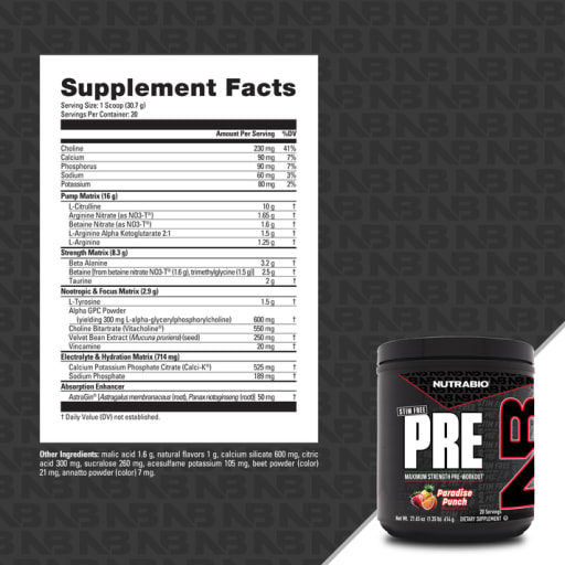PRE Workout (Paradise Punch)