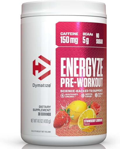 Energyze Pre-Workout (Strawberry Lemonade)