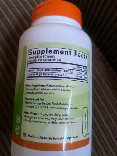 Vitamin D3 & K2 MK-7