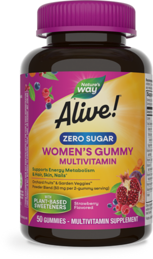 Alive! Sugar Free Women's Gummy Multivitamin (Strawberry)