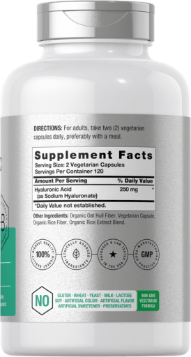 Hyaluronic Acid 250 mg