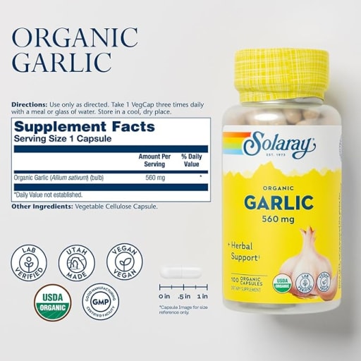 Organic Garlic 560 mg