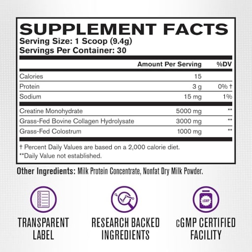 Creatine Collagen + Colostrum For Women