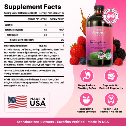 Exotic Soursop Bitters (Mixed Berries)