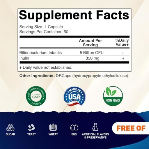 Bifidobacterium Infantis 5 Billion CFU