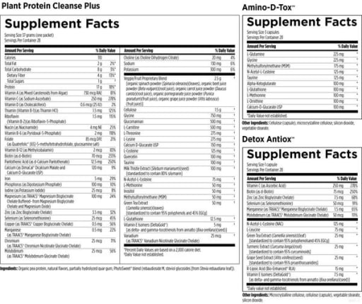 Plant Protein Cleanse Plus Detox Program (14 day kit)