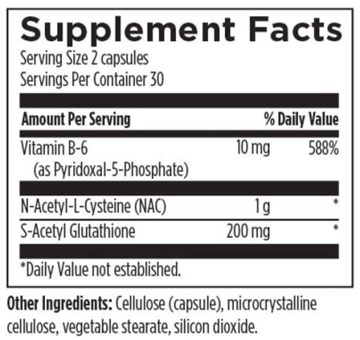 designs for health glutathione S-Acetyl Synergy 60c Liposomal Glutathione (Final Sale) (FOR
