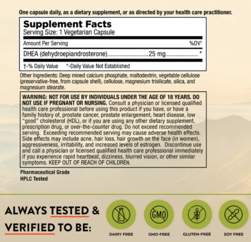 DHEA 25 mg