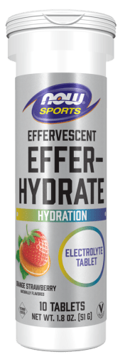 Effer-Hydrate Effervescent Orange Strawberry Tablets