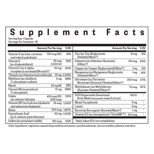 Multivitamin One MF