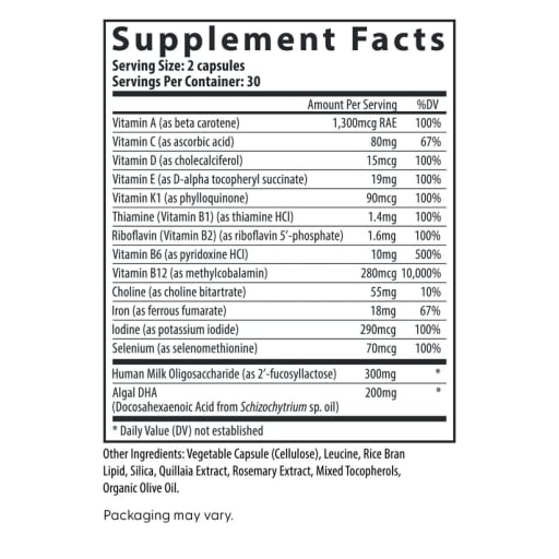Postnatal Multivitamin Essentials with DHA