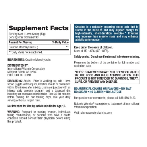 Micronized Creatine Monohydrate Powder 5 g