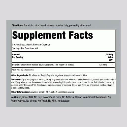 Butcher's Broom 1250 MG