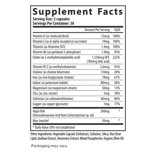 Prenatal Multivitamin Essentials with DHA