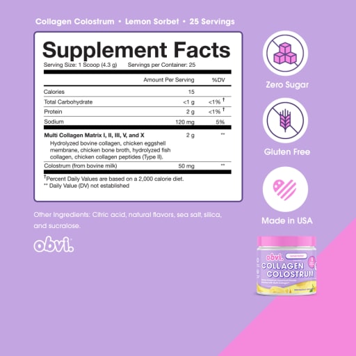 Collagen® Colostrum (Lemon Sorbet)