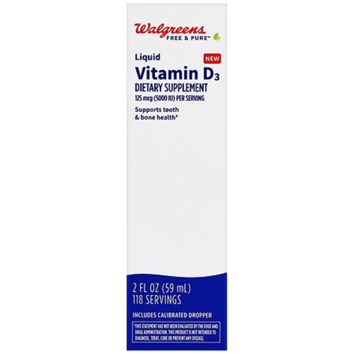 Liquid D3 125 mcg