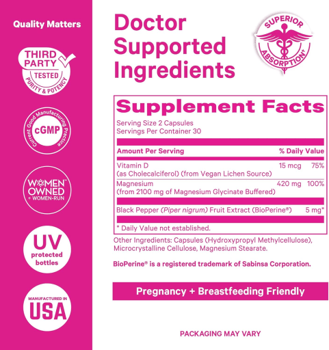 Magnesium Glycinate with Vitamin D