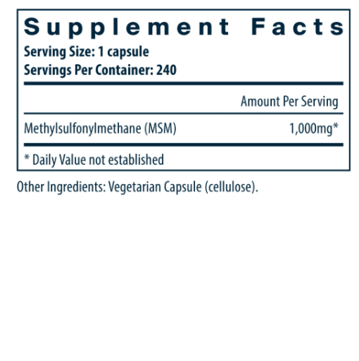 MSM 1000 mg