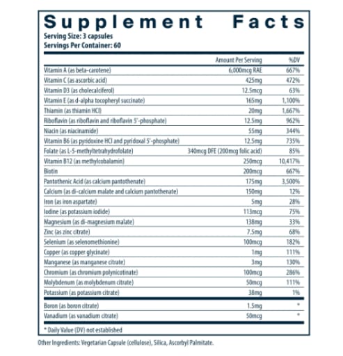 Multi-Nutrients 4 (with Copper & Iron)