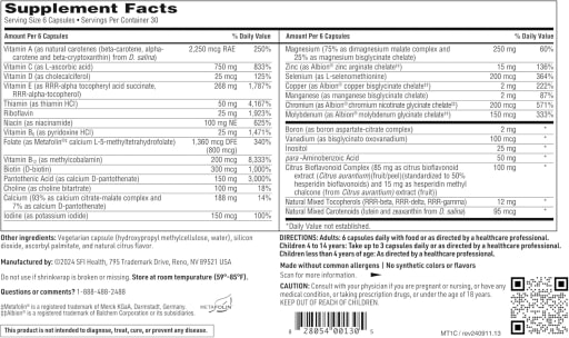 MultiThera 1 Capsule Formula