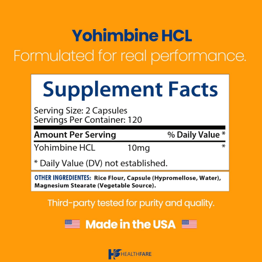 Yohimbine HCL 10 mg