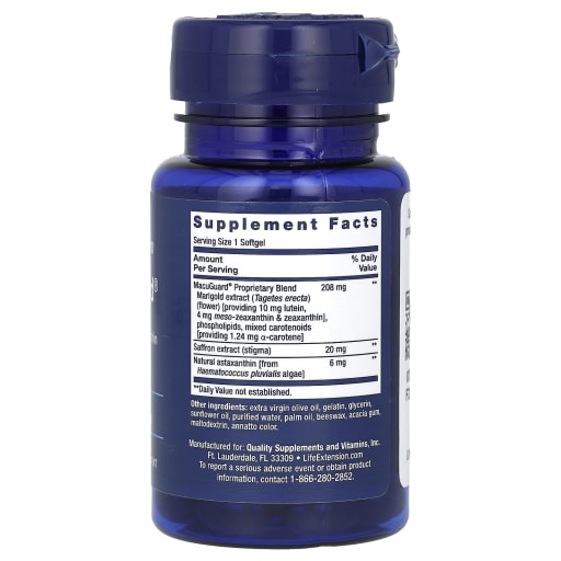 MacuGuard Ocular Support with Saffron & Astaxanthin