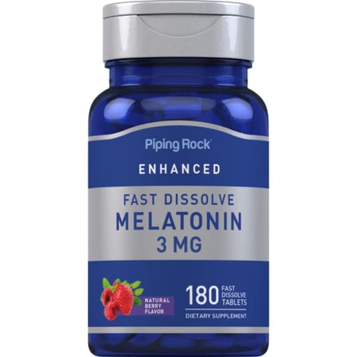 Enhanced Fast Dissolve Melatonin 3 Mg