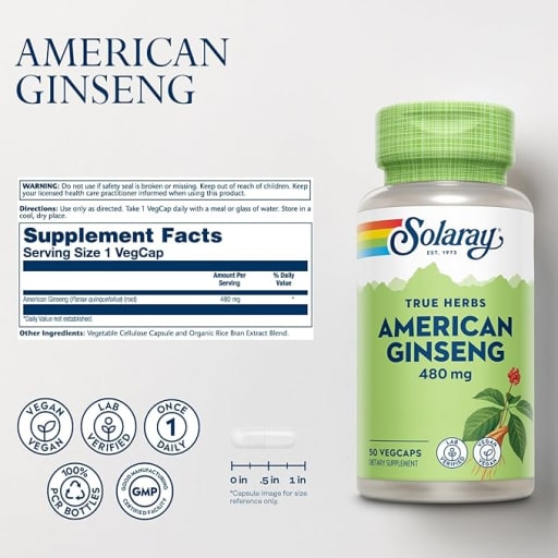 American Ginseng 480 mg