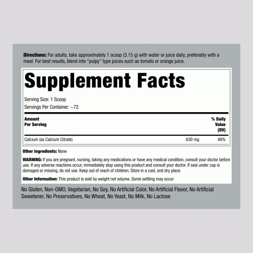 Calcium Citrate Powder