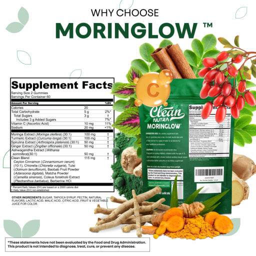 Morin Glow Moringa Gummies