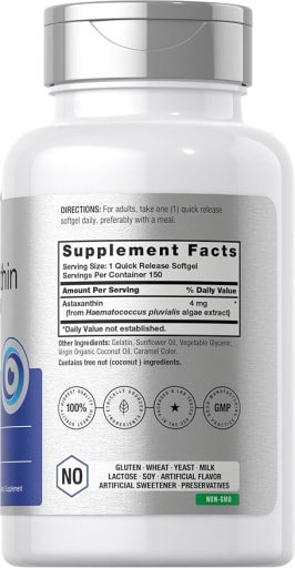 Astaxanthin with Coconut Oil