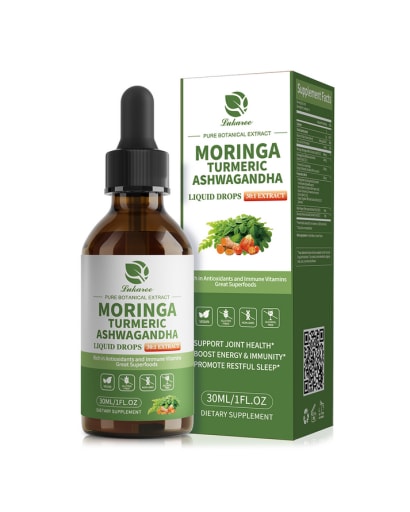 Moringa Turmeric Ashwagandha Liquid Drops