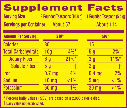 4-in-1 Fiber (No Added Sweeteners)