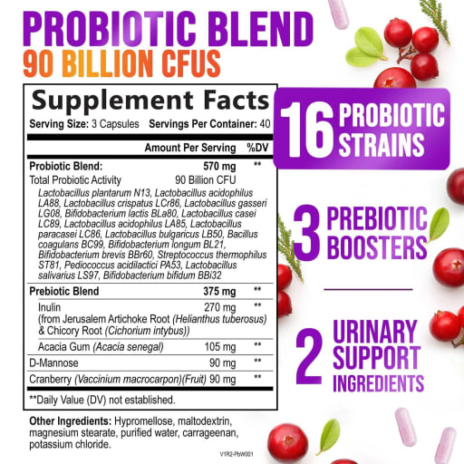 Probiotics for Women - 90 Billion CFU