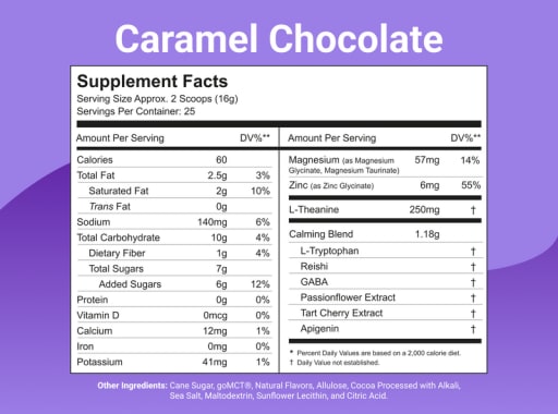 The Magnesium Sleep Aid (Caramel Chocolate)