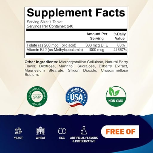 Methyl B12 1000 mcg