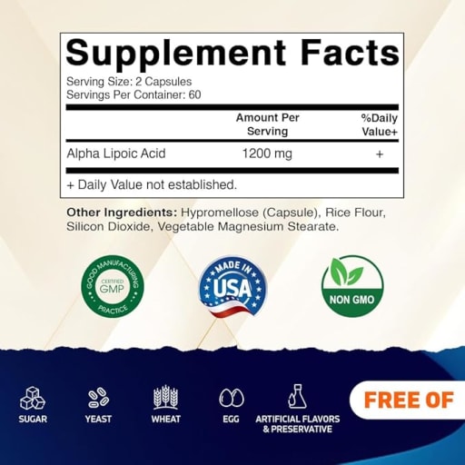 Alpha Lipoic Acid 1200 mg