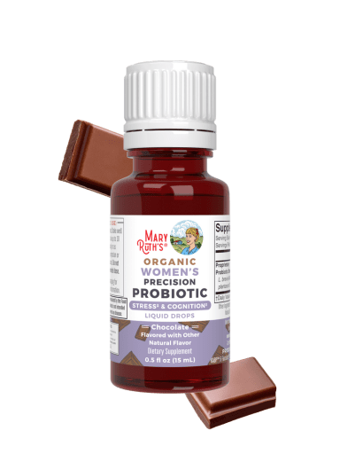 Organic Women's Precision Probiotic Stress & Cognition Liquid Drops (Chocolate)