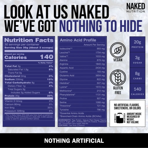 Naked Shake (Blueberry Muffin)