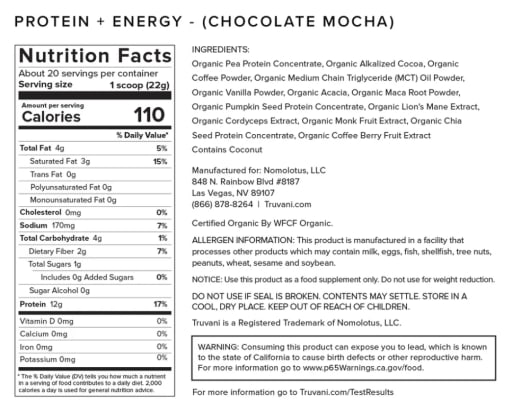 Protein+Energy (Chocolate Mocha)