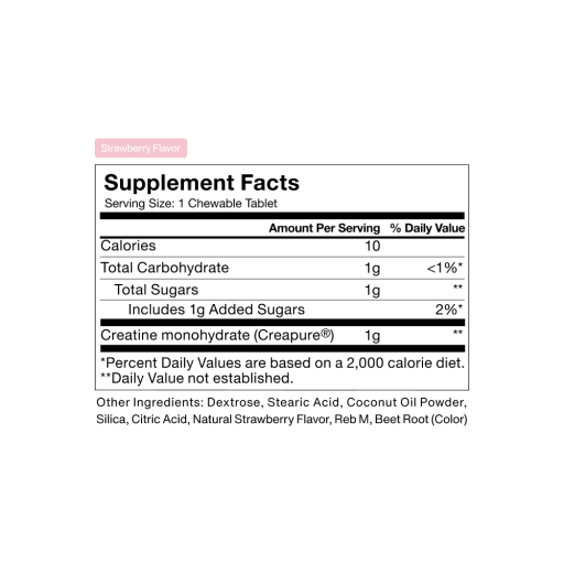 Creatine Chews (Strawberry)