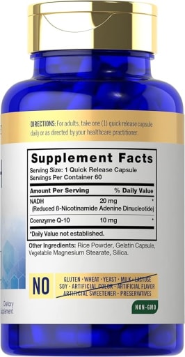 NADH 20 mg + CoQ10