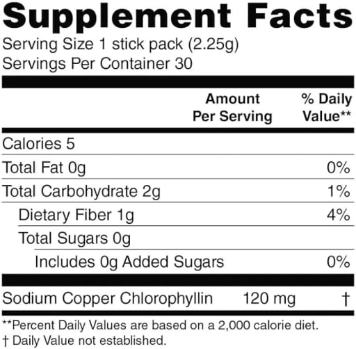 Chlorophyll Stick Packs (Sweet Melon)