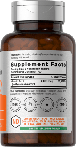 Vitamin B12 2000 mcg