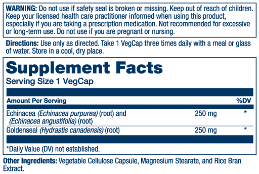 Echinacea Goldenseal 500 mg