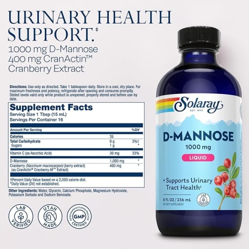 D-Mannose 1000 mg Liquid Formula
