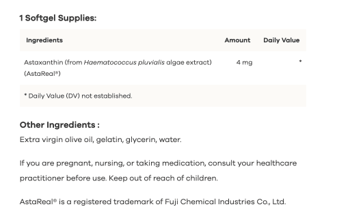 Astaxanthin